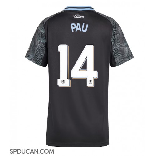 Zenski Nogometni Dres Aston Villa Pau Torres #14 Gostujuci 2025-26 Kratak Rukav